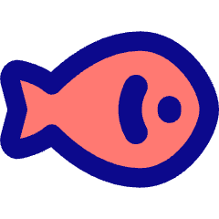 Fish Icon from Flex Pop Set
