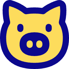 Pork Meat Icon from Flex Pop Set