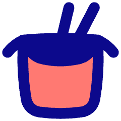 Food Takeaway Packaging Icon from Flex Pop Set