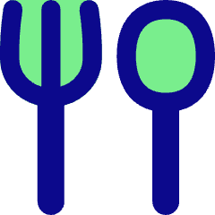 Fork Spoon Icon from Flex Pop Set