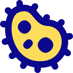Bacteria Virus Cells Biology Icon from Flex Pop Set
