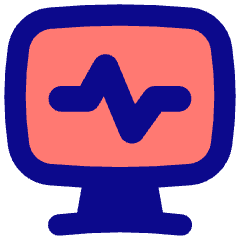 Heart Rate Monitor Icon from Flex Pop Set
