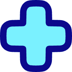 Medical Cross Sign Healthcare Icon from Flex Pop Set