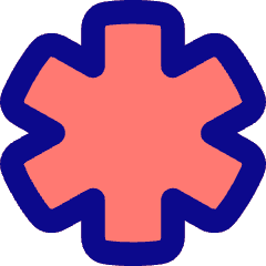 Medical Cross Symbol Icon from Flex Pop Set