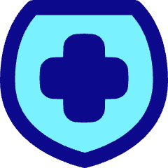 Sign Cross Shield Icon from Flex Pop Set