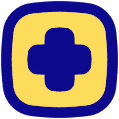 Sign Cross Square Icon from Flex Pop Set