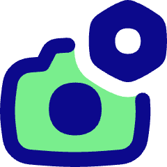 Camera Setting Bolt Nut Icon from Flex Pop Set