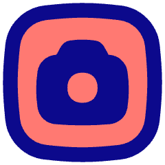 Camera Square Icon from Flex Pop Set