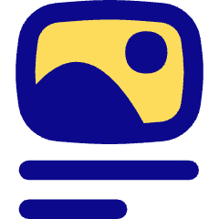 Image Caption Icon from Flex Pop Set