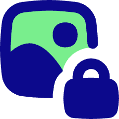 Landscape Lock Icon from Flex Pop Set
