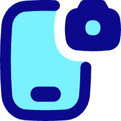 Mobile Phone Camera Icon from Flex Pop Set