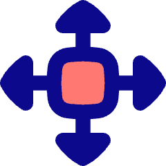 3d Move Icon from Flex Pop Set