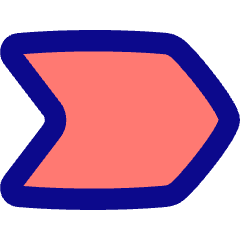 Tag Chevron Icon from Flex Pop Set