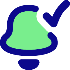 Enabled Bell Notification Icon from Flex Pop Set