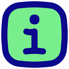 Information Square Icon from Flex Pop Set