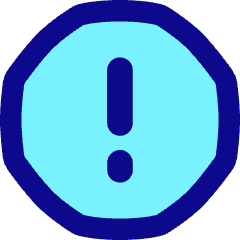 Warning Octagon Icon from Flex Pop Set
