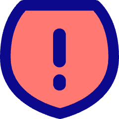 Warning Shield Icon from Flex Pop Set