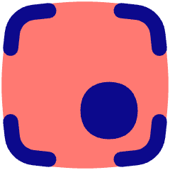 Align Bottom Right Frame Circle Icon from Flex Pop Set