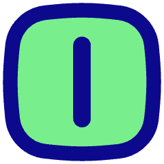 Align Center Vertical Square Icon from Flex Pop Set