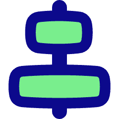 Align Horizontal Center 1 Icon from Flex Pop Set
