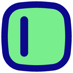 Align Left Square Icon from Flex Pop Set