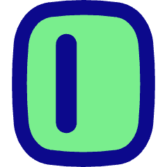 Align Left Vertical Icon from Flex Pop Set