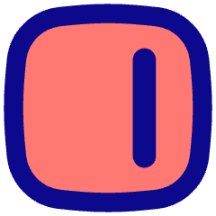 Align Right Square Icon from Flex Pop Set