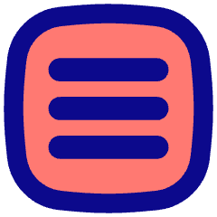 Align Three Horizontal Square Icon from Flex Pop Set