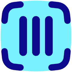Align Three Vertical Frame Icon from Flex Pop Set