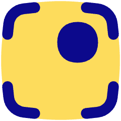 Align Top Right Frame Circle Icon from Flex Pop Set
