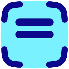 Align Two Top Frame Icon from Flex Pop Set