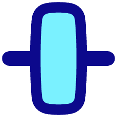 Align Vertical Center 2 Icon from Flex Pop Set