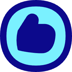 Like Circle Icon from Flex Pop Set
