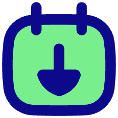 Calendar Download Icon from Flex Pop Set