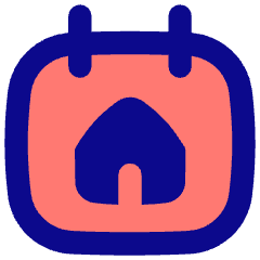 Calendar Home Icon from Flex Pop Set