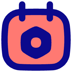 Calendar Setting Bolt Nut Icon from Flex Pop Set