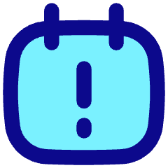 Calendar Warning Icon from Flex Pop Set