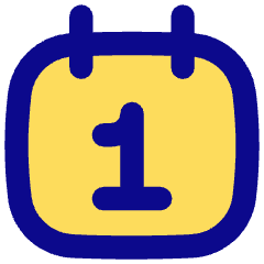 Daily Calendar Icon from Flex Pop Set