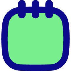 Blank Notepad Icon from Flex Pop Set