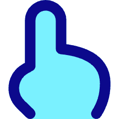 Hand Cursor Icon from Flex Pop Set
