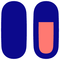 Dashboard Vertical Pills Split 3 Icon from Flex Pop Set