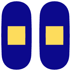 Dashboard Vertical Pills Thirds Icon from Flex Pop Set