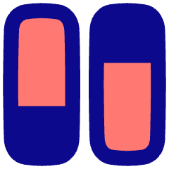 Dashboard Vertical Rectangle Split 1 Icon from Flex Pop Set