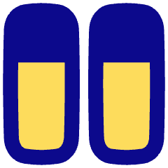 Dashboard Vertical Rectangle Split Top Icon from Flex Pop Set