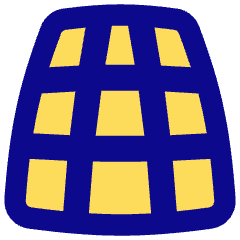 3d Perspective Grid Icon from Flex Pop Set