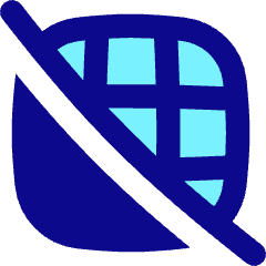 Hide Grid Icon from Flex Pop Set