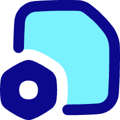 Document Setting Bolt Nut Icon from Flex Pop Set