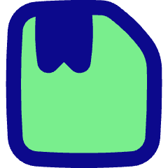 File Bookmark Icon from Flex Pop Set