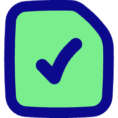 File Check Icon from Flex Pop Set