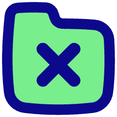 Folder Remove Icon from Flex Pop Set